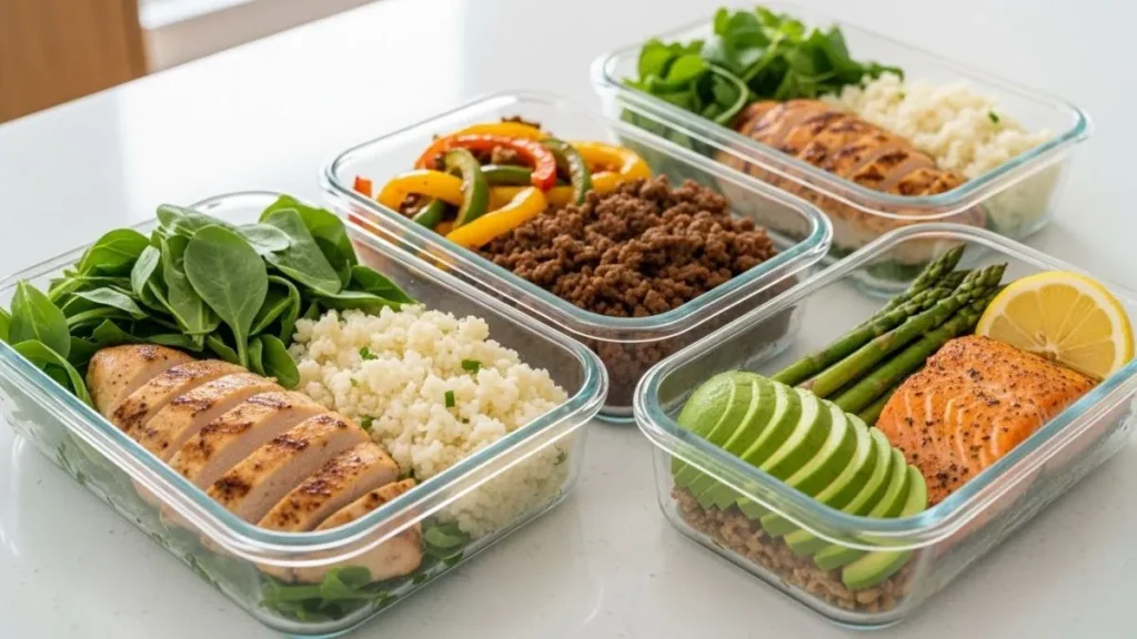 Keto meal prep containers for beginners