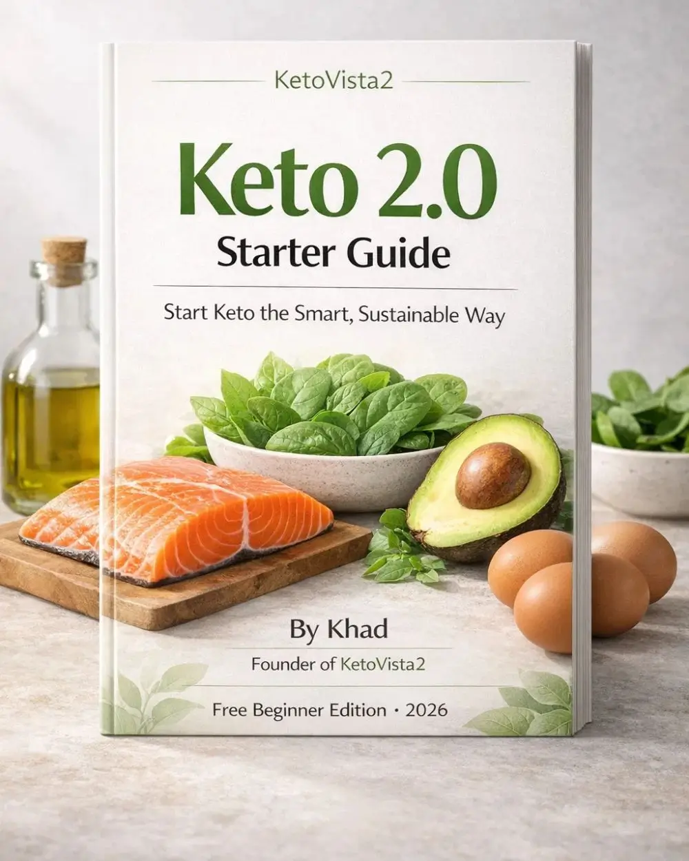 Free Keto 2.0 high-protein starter guide PDF for beginners