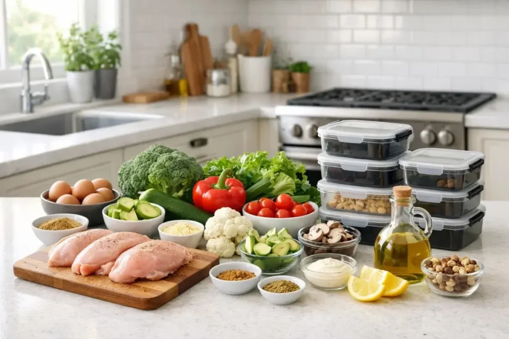 keto meal prep ingredients low carb