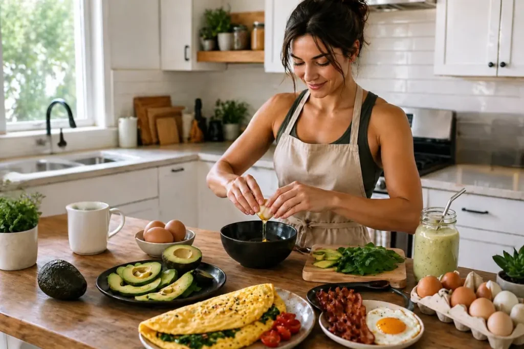 how to build high protein keto breakfast routine