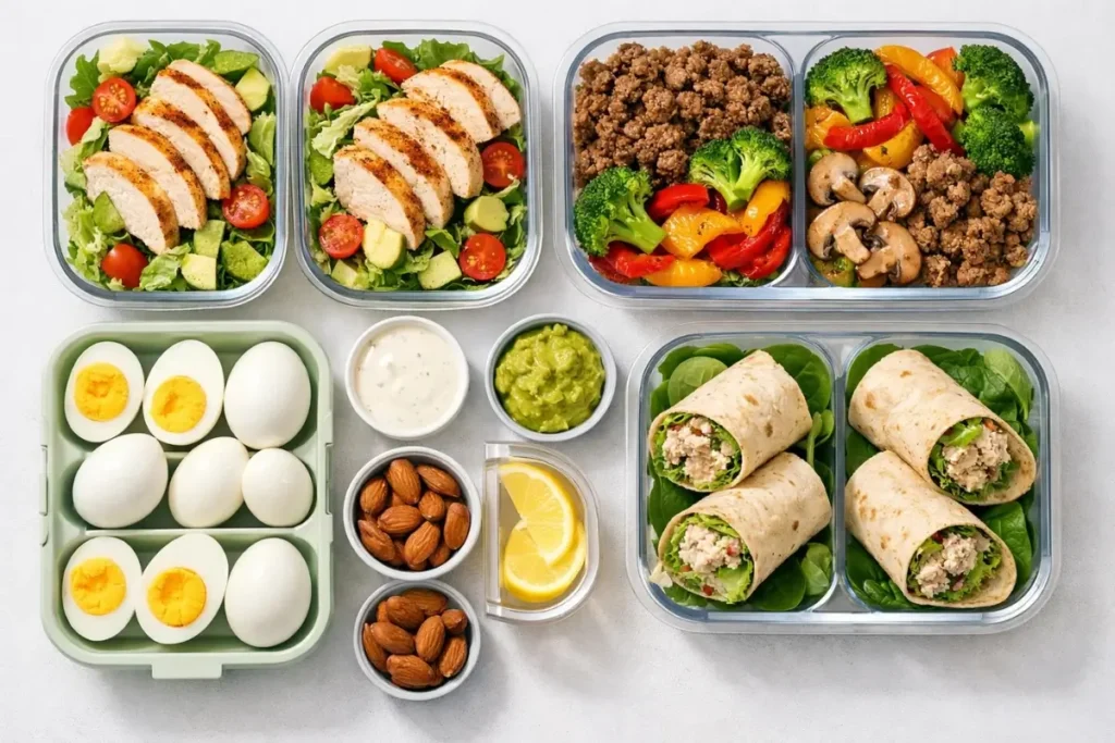 keto lunch meal prep ideas for beginners easy weekly meal prep
