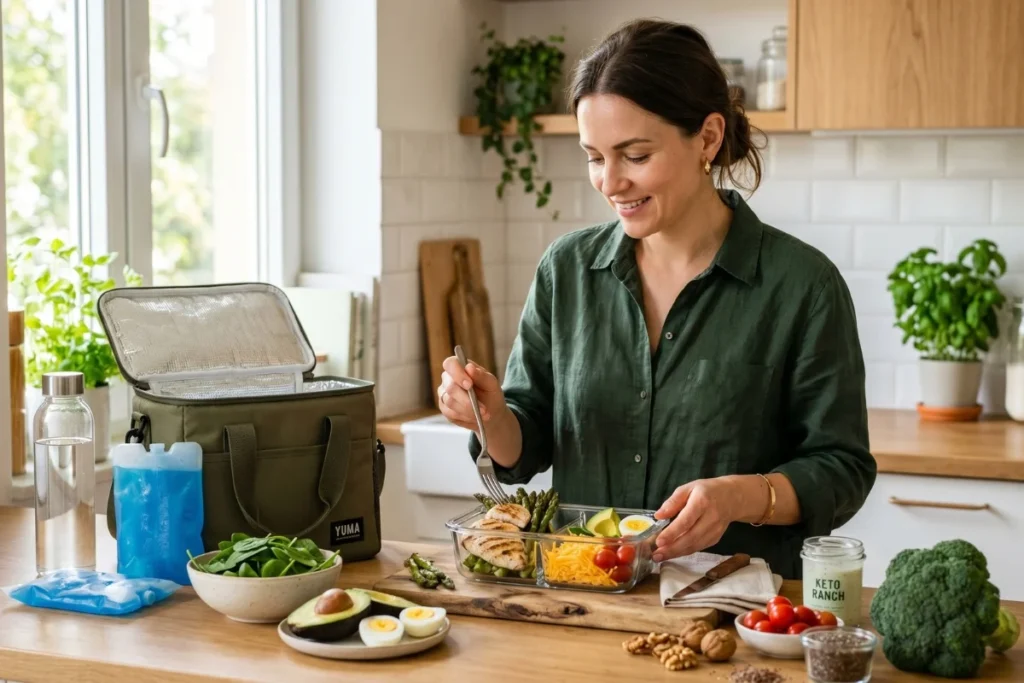 how to pack keto lunch for work without reheating