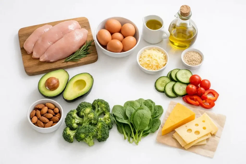 keto meal prep ingredients for beginners low carb foods