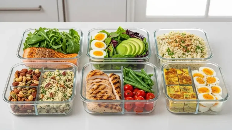 keto meal prep containers for a 28-day keto plan
