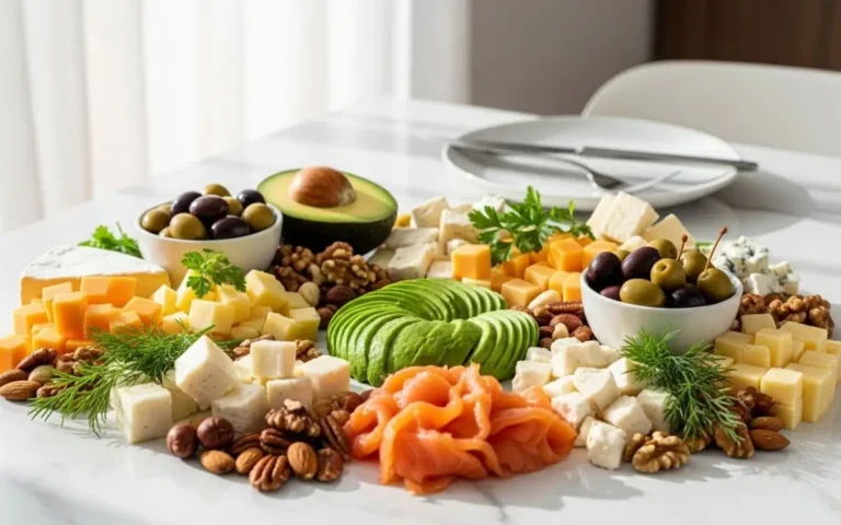 No-cook keto breakfast for beginners with avocado and smoked salmon