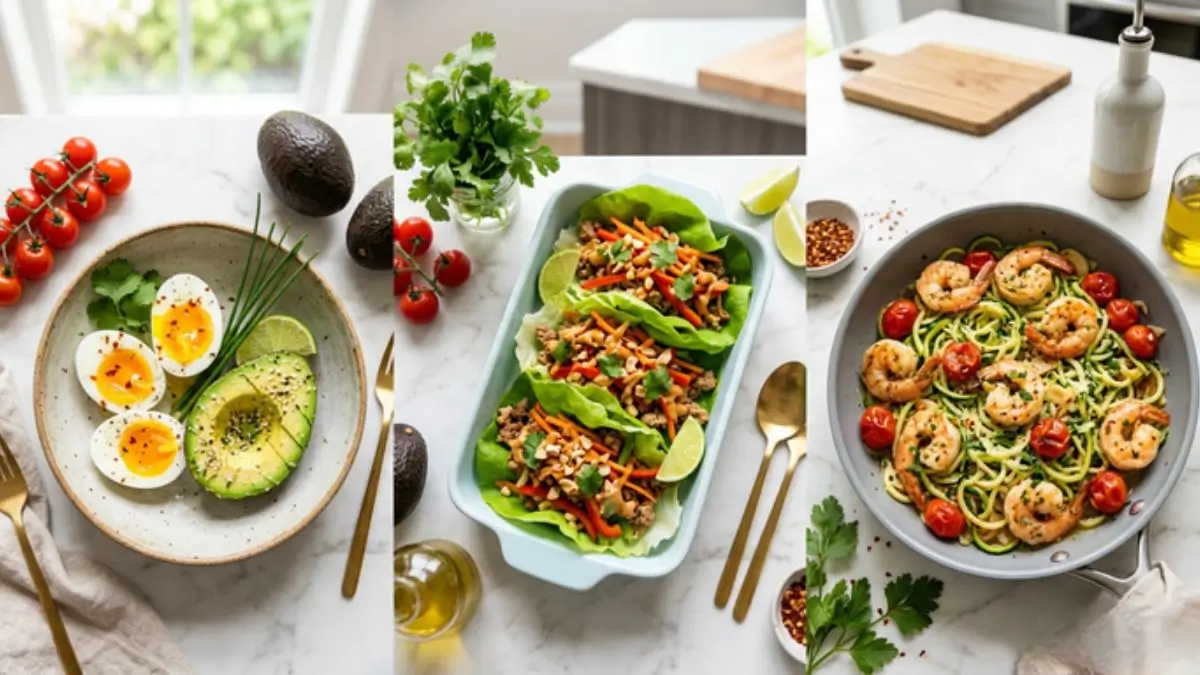 15-Minute Keto Meals for Beginners quick and easy low carb recipes