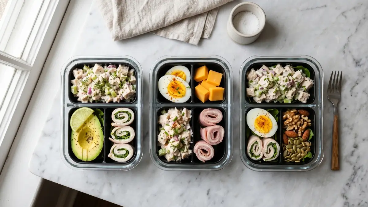 no-reheat keto lunch ideas for work cold meals easy low carb lunch