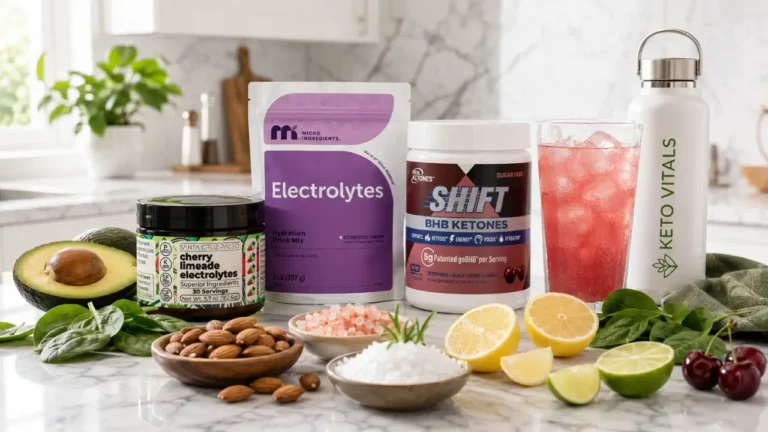 Best electrolyte powders for keto with sugar-free hydration drinks and healthy keto ingredients