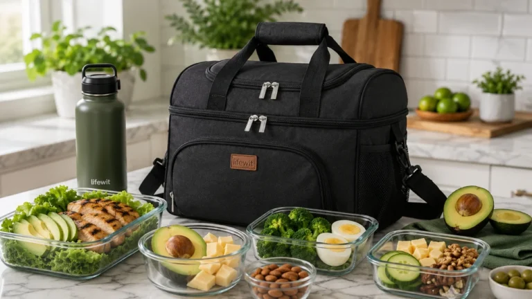 Lifewit insulated cooler bag for keto meal prep and healthy lunches