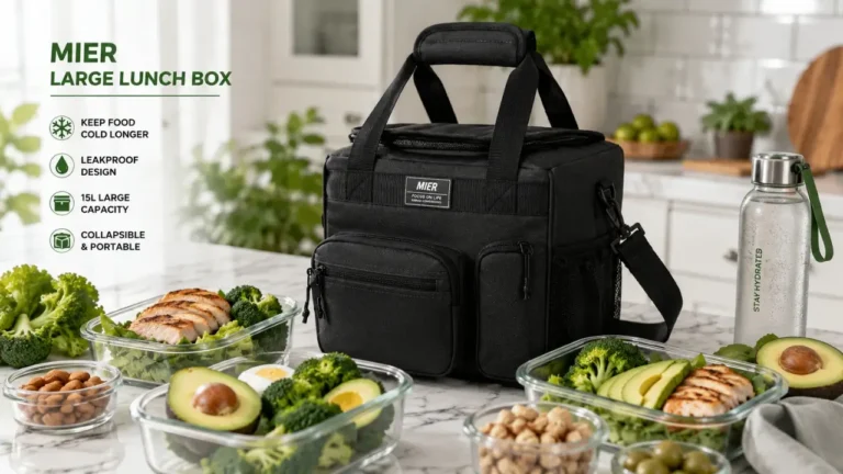 MIER Large Lunch Box for keto meal prep and healthy low-carb lunches